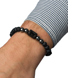 Pánský náramek s přírodními kameny