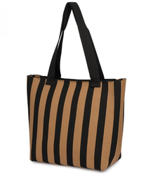 Stylová pruhovaná kabelka klasická elegance s retro nádechem