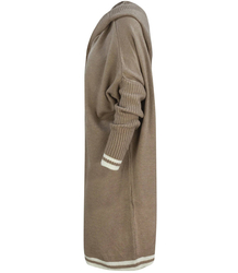 Teplý měkký svetr s kapucí