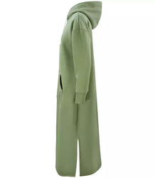 Dlouhé mikinové oversize šaty