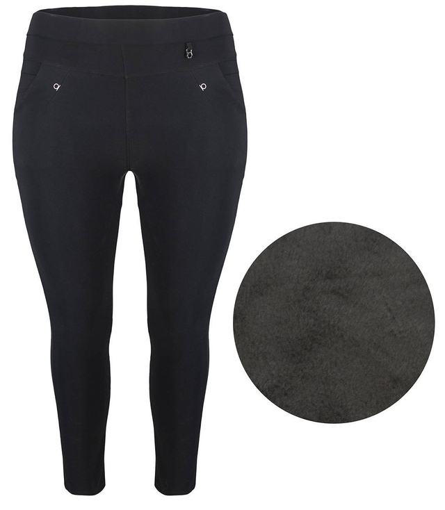 Zateplené legíny Kalhoty PLUS SIZE