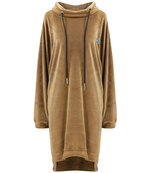 Šaty Velurová mikina s nápisem