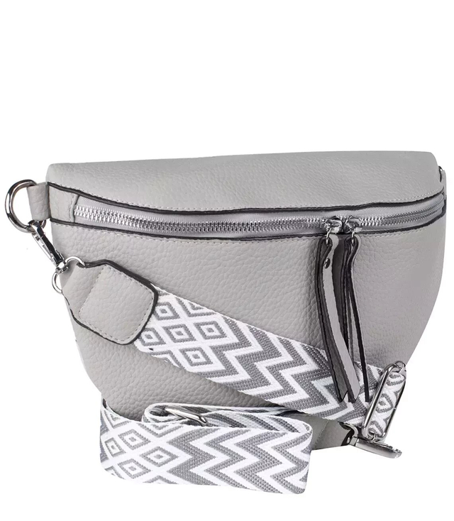 Módní velká bederní crossbody ledvinka