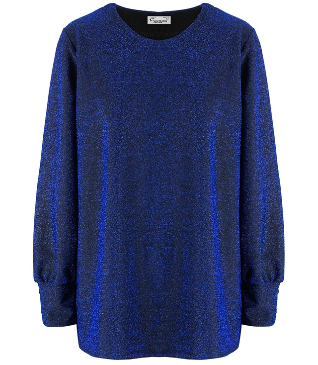 Elegantní halenka se třpytkami, Glitter Plus Size MIRIAM