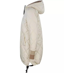 Teplá tlustá prošívaná bunda s kapucí zimní