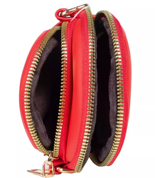 Malá mini taška se 2 přihrádkami na zip