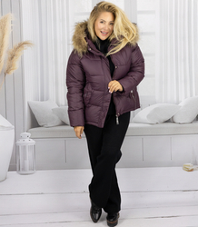 WINTER QUEEN teplá zimní bunda delší bomber bunda