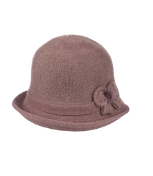 Dámský klobouk cloche s mašlí