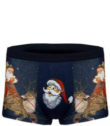 Pánské vánoční boxerky Santa PLUS SIZE