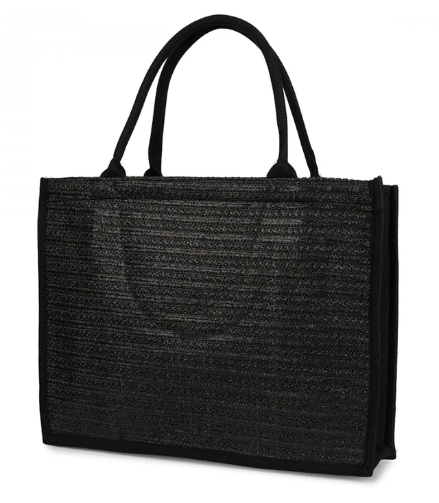 Nákupní taška PARIS MILANO pletená letní plážová taška velká ekologická taška