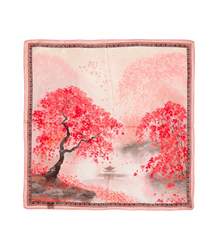 Elegantní dámská šála s šíleným vzorem 70x70