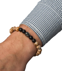 Pánský náramek s přírodními kameny