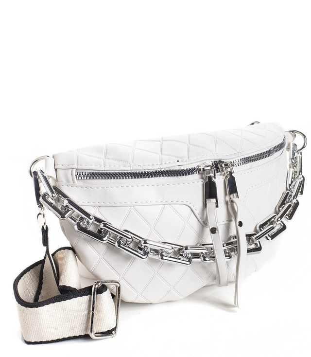 Prošívaná ledvinová taška Crossbody bag