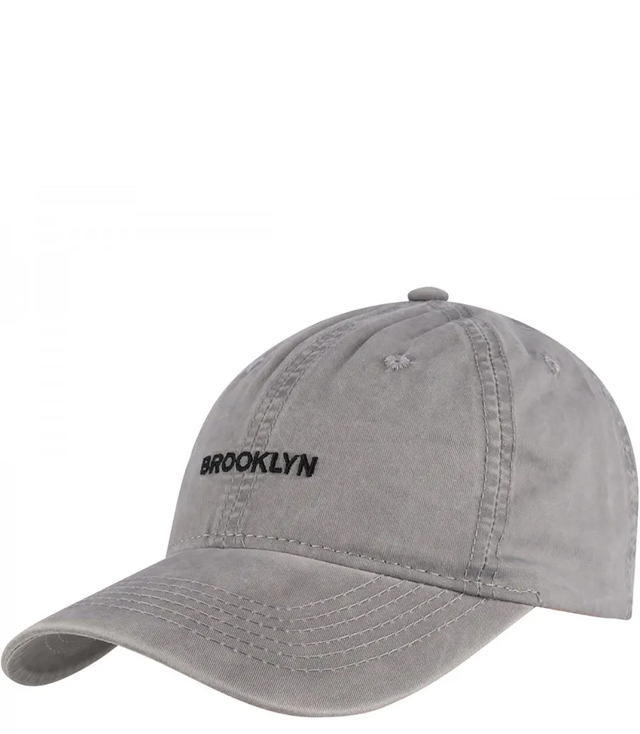 Unisex nastavitelná bavlněná baseballová čepice s výšivkou BROOKLYN