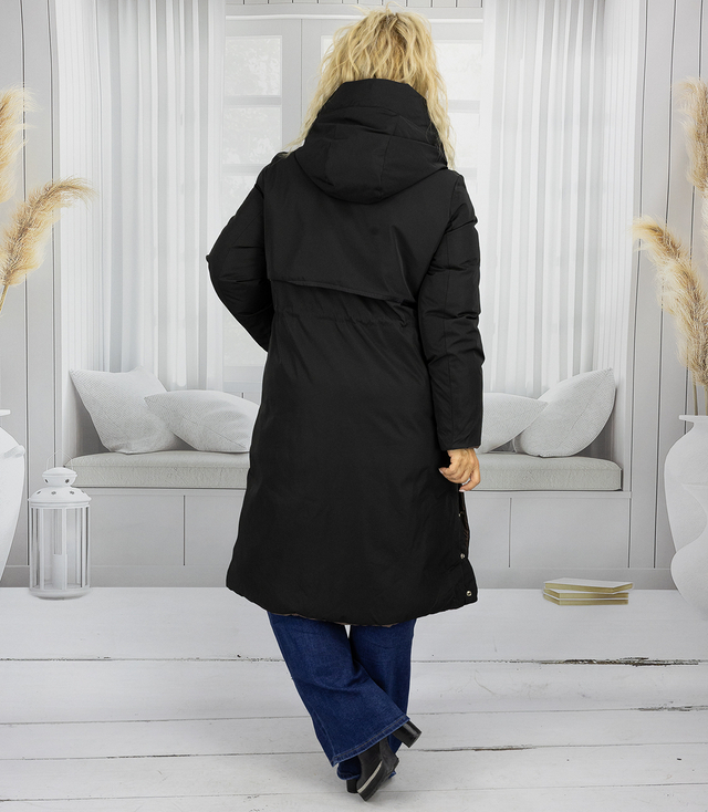 Dámský dlouhý oboustranný kabát MONIKA