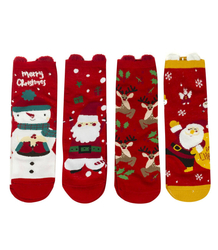 Vánoční ponožky 4-pack MIKOLAJ