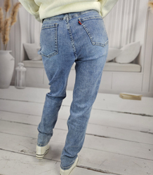 Dámské džínové kalhoty Classic jeans light blue CALLIE