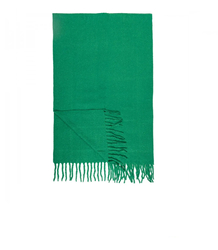 Elegantní šátek s třásněmi v jedné barvě