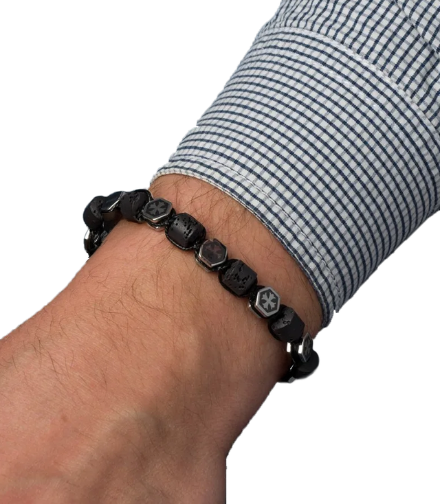 Pánský náramek s přírodními kameny