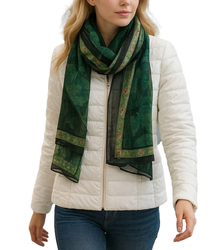 Dámský vzorovaný šátek 70x180