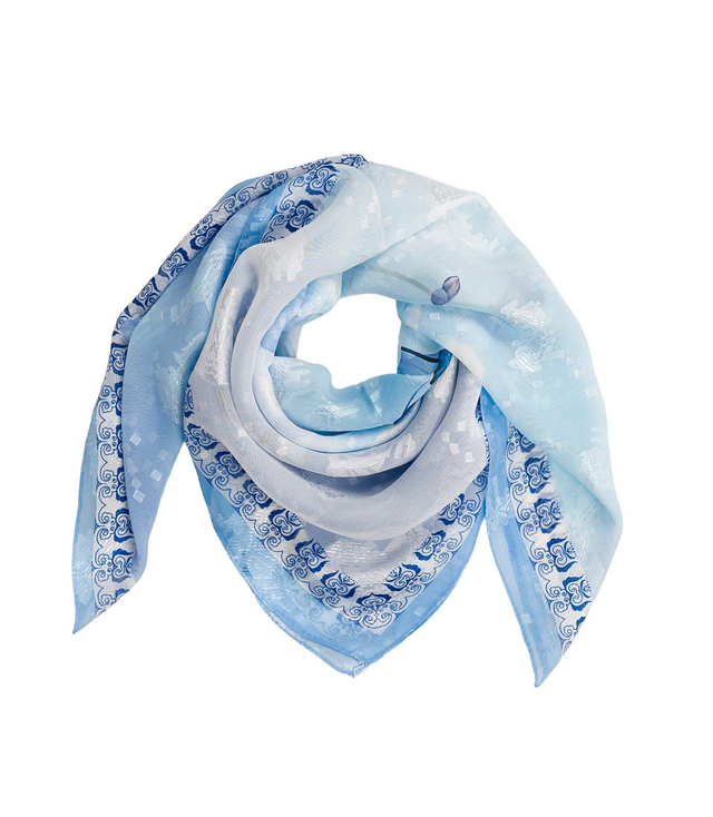 Elegantní dámská šála s šíleným vzorem 70x70