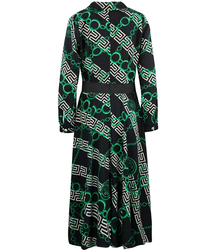 Elegantní šaty Krásné s páskem Obálkový výstřih LUNA