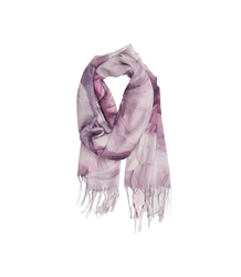 Dámská šála s květinovým vzorem 180x70