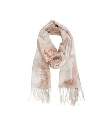 Dámská šála s květinovým vzorem 180x70