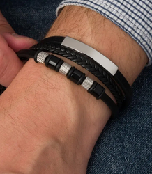 Pánské náramky ideální pro dárek pletené