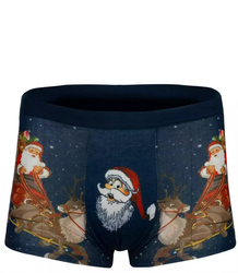 Pánské vánoční boxerky Santa PLUS SIZE