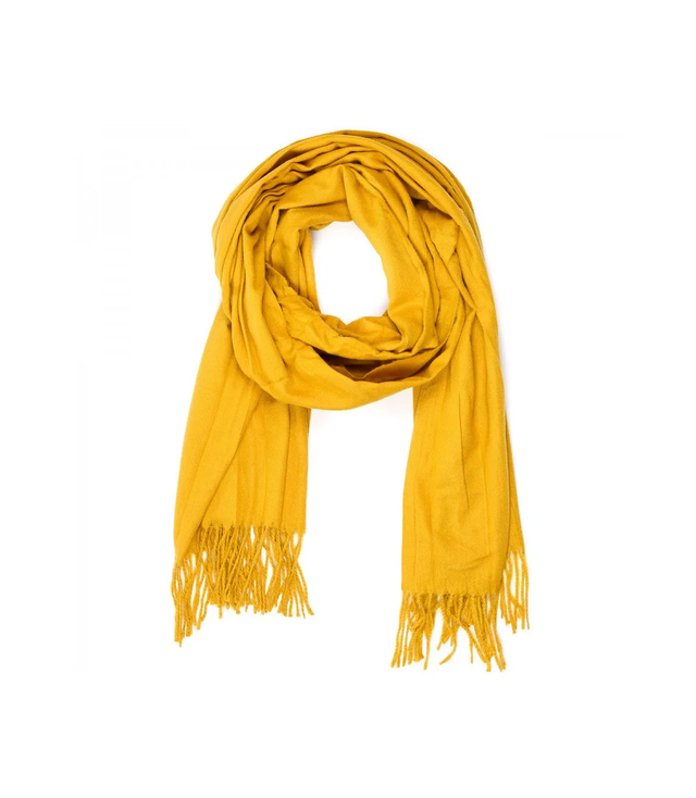 Měkká velká šála s třásněmi klasická