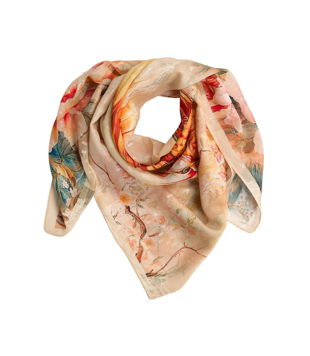 Elegantní dámská šála s šíleným vzorem 70x70