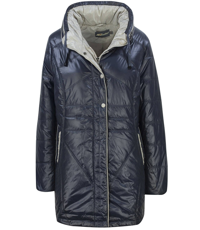 Prošívaný kabát COAT Dlouhá přechodová bunda