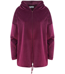 Velurová halenka BLOUSE PLUS SIZE