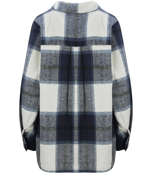 Košile Módní kostkovaná bunda