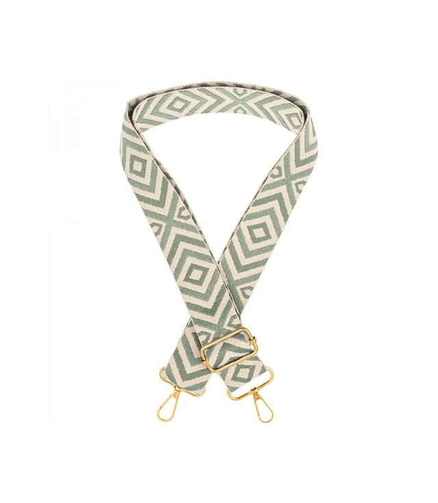 Módní pletený široký popruh kabelky nastavitelný