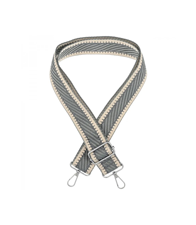 Módní pletený široký popruh kabelky nastavitelný