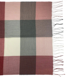 Tkaná šála elegantní kostkovaná šála BLESK