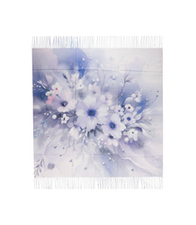 Dámská šála s květinovým vzorem 180x70