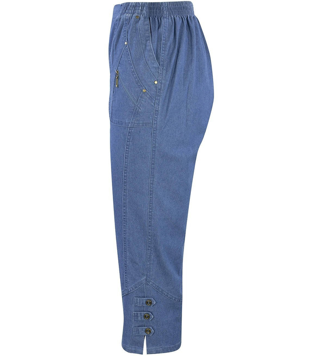 FISHER Tenké kalhoty JEANS nad kolena
