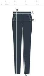 Pánské tmavě modré bojové džíny joggers