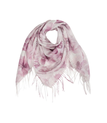 Dámská šála s květinovým vzorem 180x70