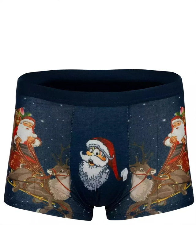 Pánské vánoční boxerky Santa PLUS SIZE