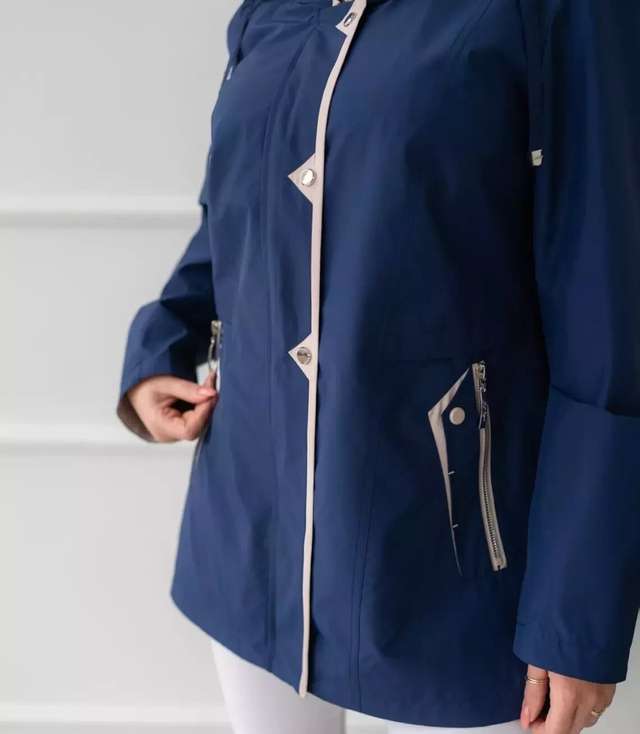 Dámská přechodná bunda s kapucí AGATA