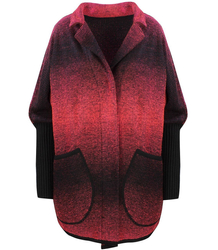 Teplý kabát bunda OMBRE svetr