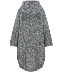 Teplý kabát dlouhý medvědí svetr