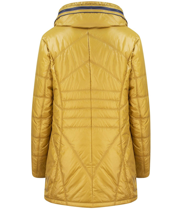 Prošívaný kabát COAT Dlouhá přechodová bunda