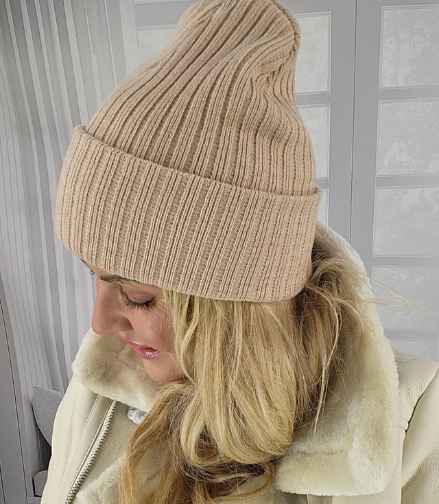 Unisex čepice Universal Beanie, žebrovaný úplet