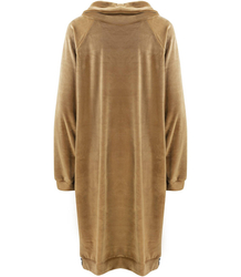 Šaty Velurová mikina s nápisem