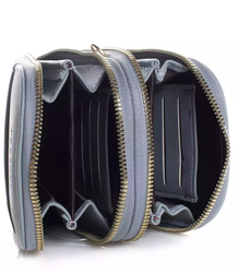 Malá obálková spojková kabelka pletená kabelka